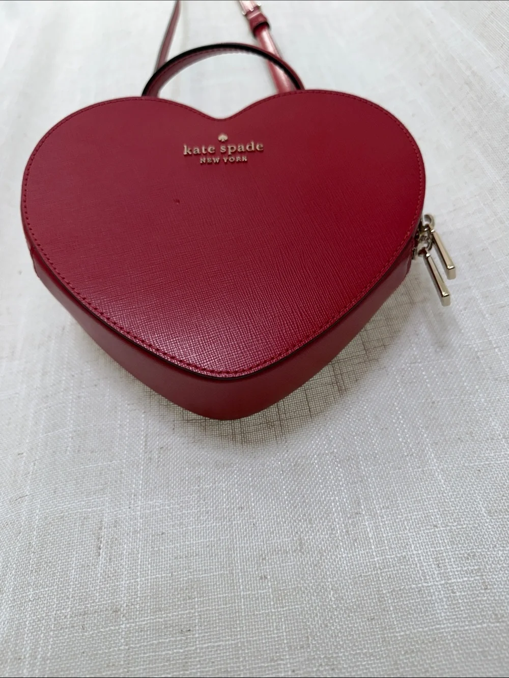 Kate Spade New York Candied Cherry Love Shack Heart Crossbody Purse